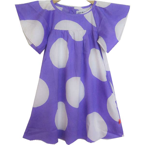 Louie Louis purple polkadot dress